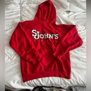 Red St. John’s University Hoodie